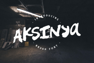 Aksinya Brush Typeface for Modern Digital Branding