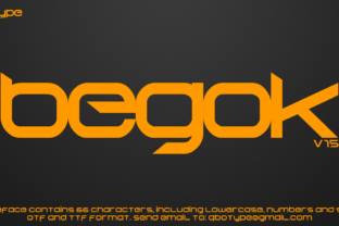 Begok Typeface Review: A Unique Display Font for Bold Branding