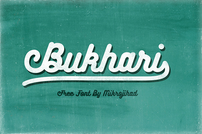 Bukhari Script Typeface for Handmade Branding