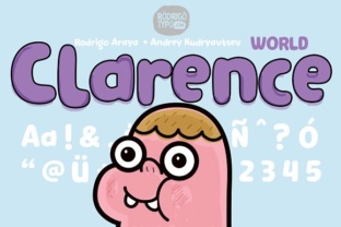 Clarence World: The Display Font for Playful Digital Branding