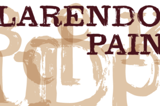 Clarendon Paint Typeface: A Gritty Twist for Handmade Brands