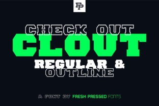 Clout: A Modern Slab Serif Typeface for Editorial Design