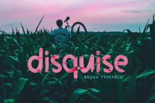 Disquise Handwritten Brush Font for Crafters and Brand Design