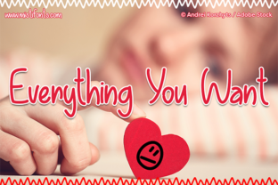 Everything You Want: A Handwritten Font for Friendly Brand Identities