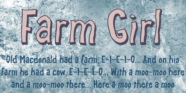 Farm Girl Display Font: Adding Art Nouveau Charm to Modern Web Design