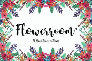 Flowerroom Handwritten Font for Editorial Design