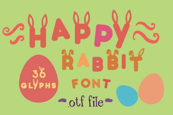 Happy Rabbit Typeface Review for Seasonal Campaigns