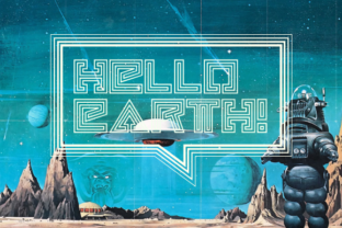 Hello Earth: A Sci-Fi Display Font for Editorial Design