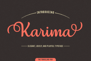 Karima Script Font for High-Impact Campaign Design