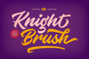 Knight Brush: The Ultimate Vintage Script Font