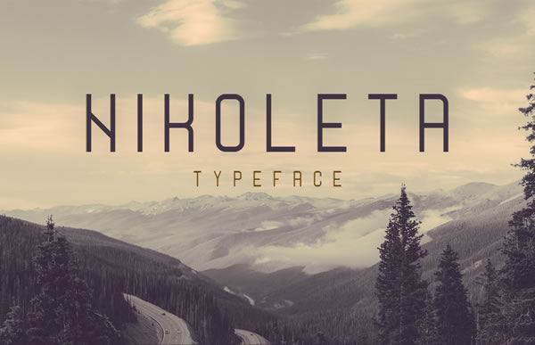 Nikoleta: A Bold Free Sans Serif Typeface for Modern Web Design