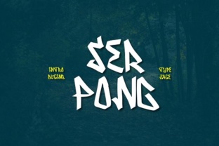 Serpong Free Download: Graffiti Display Font Review