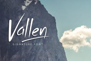 Vallen Display Font for Elegant Web Design