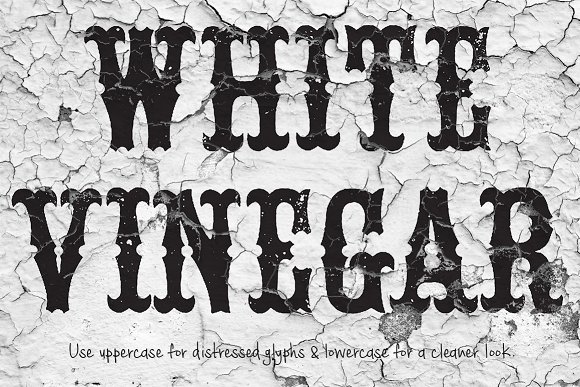 White Vinegar Typeface: A Western Blackletter Review for Brand Identity
